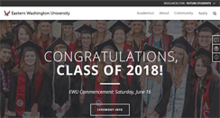 Desktop Screenshot of ewu.edu